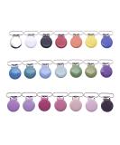 Sutoyuen 42pcs Metal Round Suspender Clips for DIY Pacifier Chains & Jewelry Accessories - Buy Online on GoSupps.com