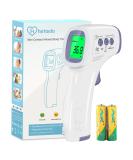 Buy Contactless Infrared Thermometer for Baby Adult & Children - Precise Fever Readings Alarm & 50 Memory Function - Digital LCD Display - White & Purple - Buy Online on GoSupps.com