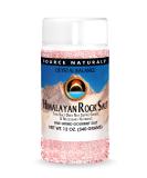 Source Naturals Crystal Balance Himalayan Rock Salt Fine Grind - 12 oz (340 g) | Pure Mineral Sea Salt for Cooking & Wellness - Buy Online on GoSupps.com