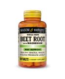 Mason Natural Whole Herb Beet Root with Magnesium - 100 Tablets for Energy & Wellness - Buy Online on GoSupps.com