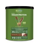 Biochem 100% Plant Protein Chocolate 27.3 Oz - 20g Vegan Protein - Complete Amino Acid Profile - Keto-Friendly - Hemp Seed, Pea Protein, Cranberry, Matcha Tea, Cocoa - 1.70lb Pack - Buy Online on GoSupps.com
