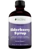 Organic Elderberry Syrup for Adults & Kids - 50% MORE 16 fl oz - Immune Support with Black Sambucus, Propolis, Echinacea, Raw Honey & Apple Cider Vinegar - Buy Online on GoSupps.com