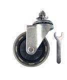 4'' Quiet Rubber Wheel Replacement for Hoverboard Seat Attachment - Single Bolt Type - Buy Online on GoSupps.com