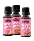 Buy GymQueen Tasty Drops - 3 Pack (30ml each) - Cookie Dough Cheesecake Caramel - Calorie-Free Flavor Enhancers - Top Seller - Buy Online on GoSupps.com