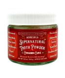 Krishna's Cupboard Organic Tooth Cleaning Powder - All Natural Stain Remover & Teeth Whitener Fluoride Free Vegan Cinnamon Clove 1.25 oz - Buy Online on GoSupps.com