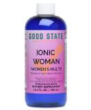 Good State Ionic Woman Liquid Ionic Multi Mineral - 15 Vegan Minerals for Women (16 oz) - Buy Online on GoSupps.com