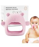 Zorra Baby Biting Glove & Silicone Teething Ring | Soft BPA-Free Baby Soothing Toy from 3 Months | Promotes Visual & Motor Skills | Pink - Buy Online on GoSupps.com