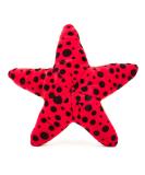 Zappi Co 100% Recycled Plush Red & Black Starfish Toy - 17cm Stuffed Eco-Friendly Soft Toy for Newborns - Buy Online on GoSupps.com