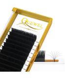 QUEWEL Easy Fan Russian Lashes 2D-20D Volume | 0.07C 9mm Easy Fan Volume Lashes | Self Fanning Eyelash Extensions - Buy Online on GoSupps.com