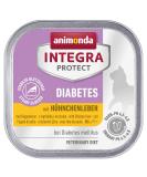 Animonda Integra Protect Diabetes Cat Wet Food - 16x100g Chicken Liver Diet for Diabetes Mellitus - Buy Online on GoSupps.com