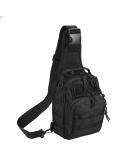 Tactical Shoulder Bag 1000D Outdoor Military Sling Daypack Backpack - Black - Buy Online on GoSupps.com
