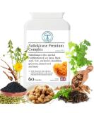 Complementary Supplements Nattokinase 2000FU Premium Complex with Black Seed Cilantro NAC Sea Moss Dandelion - Vegan 60 Capsules - Buy Online on GoSupps.com