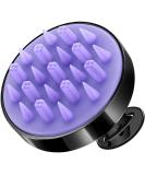 Heeta Hair Scalp Massager Brush - Soft Silicone Exfoliator for All Hair Types - Wet & Dry Shampoo Tool for Men, Women & Kids (Black) - Buy Online on GoSupps.com