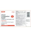 Rugby Chest Congestion Relief Guaifenesin 100 mg Expectorant Cherry Menthol Flavored Cough Syrup - 16 Fl Oz - Buy Online on GoSupps.com
