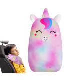 Beinou Plush Car Belt Cushion for Kids: Soft Protective Pillow for Safety & Comfort - Travel Support for Boys & Girls in Pink - Buy Online on GoSupps.com