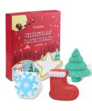 Christmas Tree Bath Bombs 4-Pack - Fun Stocking Stuffers for Men, Women, and Kids - Buy Online on GoSupps.com