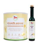 Power protein vanilla to Dr.Strunz + MCT oil vanilla in the set i 1x 750g fitness proteber powder with carnitine whey protein soy protein milk protein i 1x 250ml MCT oil vegan based 100% coconut oil - Buy Online on GoSupps.com
