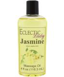 Buy Jasmine Massage Oil 4 oz | Sweet Almond & Jojoba Oil | Preservative Free | Aromatherapy & Relaxation - Buy Online on GoSupps.com