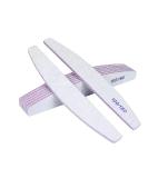 URAQT 6PCS Professional Nail Files 100/180 Grit Double-Sided Emery Board Washable Nail Buffer Files Curved Fingernail Files for Nail Grooming and Styling - Buy Online on GoSupps.com