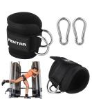 2 pieces of foot loops cable train with D-rings foot cuffs and carabiners foot loops for fitness training foot cading cables cable pull for men and women leg extensions buttocks and leg training black - Buy Online on GoSupps.com