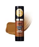 Kiss New York Professional Liquid Foundation - Lightweight and Hydrating Formula  Natural Finish  Control Shine  Cover Pores  Medium to Full Coverage  Green Tea Extract (Cappuccino) - Buy Online on GoSupps.com
