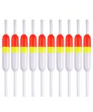 JOGFFDE Wood Slip Bobbers Fishing Floats - Oval Stick Slip Floats for Crappie, Catfish, Trout Fishing - 2.44inX0.59inX5in - 10/20PCS - Buy Online on GoSupps.com