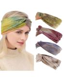 IEyou Boho Headband Set | Stylish Printed Yoga Head Wraps for Women & Girls (4 Pack) - Soft Comfortable & Versatile - Buy Online on GoSupps.com