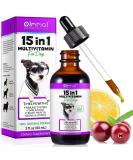 Dogs Vitamins and Supplements with Glucosamine & Cranberry 15 in 1 Multivitamins Supports Dogs Hip and Joint Immune Health Skin Coat Heart Health for Small Medium and Large Dogs - Buy Online on GoSupps.com