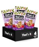 Apple Cinnamon Crunchables: Plant-Based Protein Snack Mix (4 Packs x 2.5oz) - Buy Online on GoSupps.com