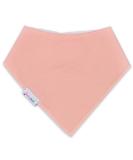 Dotty Fish Baby Bandana Bibs | Super Absorbent Teething Bibs for Boys & Girls | Organic Cotton | Peachy Pink - Buy Online on GoSupps.com