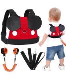 Accmor Toddler Leash Harness, Child Harness Baby Leash + Anti-Lost Wrist Link, Cute Kids Harness with Walking Assistant Strap Belt Tether for 1-5 Years Boys and Girls to Zoo or Mall Boys' style - Buy Online on GoSupps.com