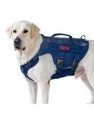 Oneigris No-Pull Dog Harness | Ultra Breathable Aire Mesh Vest for Large/Medium Dogs - Adjustable & Safe with 2 Handles | Blue XL (Neck: 51-74cm Breast: 79-102cm) - Buy Online on GoSupps.com