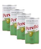 Perello Gordal Picante Green Olives 4 x 350 grams Gross (150grams Net) Imported from Spain. Securely boxed. - Buy Online on GoSupps.com
