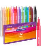 Acrylic Paint Pens for Rock Painting  24 Classic Colors Paint Markers for Stone  Rock  Craft DIY  Ceramic  Easter Basket Stuffers Pumpkin Decorating Kit  Art Craft Painting Supplies  Extra Fine Tip - Buy Online on GoSupps.com