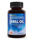 BioEmblem Antarctic Krill Oil Supplement 1000mg | Omega-3 EPA + DHA, Astaxanthin, Phospholipids | Non-GMO 60-Count Softgels - Buy Online on GoSupps.com