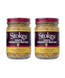 Stokes Cider & Horseradish Wholegrain Mustard 185g - Pack of 2 - Buy Online on GoSupps.com