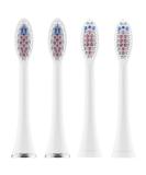 Tristan auron 4x replacement toothbrushes attached brushes for electrical toothbrush sound toothbrush i brush heads compatible with business class (white) 3 - replacement brush heads (white) - Buy Online on GoSupps.com