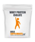 Whey Protein Isolate 90% Powder - Unflavored ISO Protein Supplement - 500g (1.1 lbs) - BulkSupplements - Buy Online on GoSupps.com