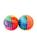 2x DBT Skills Hedgehog Ball - Magnetic Stress Relief Acupressure Ball | Boost Mobility & Concentration | Colorful 32mm Massage Tool - Buy Online on GoSupps.com