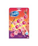 Bloo Limited Edition Peach Power Active Clear Water Toilet Cleaner Rim Block with Anti-Limescale Cleaning Foam Dirt Protection and Extra Freshness 3 x Toilet Blocks - Buy Online on GoSupps.com