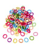 100 PCS Colored Baby Hair Bands | Soft Elastic Hair Ties for Toddler Girls | Ponytail Holders - Buy Online on GoSupps.com