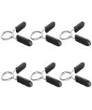Simpeak 6-Piece Barbell Spring Clamps Set | 25/28/30mm Locking Dumbbell Clamps for Gymnastics & Weightlifting | Durable Ratchet Design - Buy Online on GoSupps.com