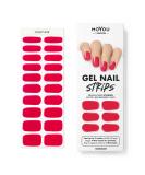 MOYOU LONDON Gel Nail Strips 20 Pc. + Free UV Lamp | Easy Apply & Remove for Salon-Quality Manicure - Bubblegum - Buy Online on GoSupps.com