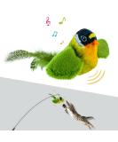 Tohdnc Interactive Cat Bird Toy with Cat Stick Simulation Flying Birds for Indoor Kittens Engaging Spring-Activated Playtime - Buy Online on GoSupps.com