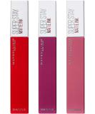 Maybelline Superstay Matte Ink Liquid Lipstick 3 Piece Gift Set - Long Lasting Matte Lip Color Kit, 0.17 Fl Oz (Pack of 3) - Buy Online on GoSupps.com