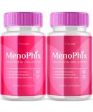 Menophix Menopause Capsules (2 Pack) - Natural Support for Women | Advanced Detox Supplement (120 Capsules - Buy Online on GoSupps.com