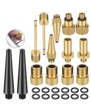 26-Piece Bicycle Valve Adapter Set - AV DV SV Compatible Accessories for Air Pumps - Universal Bike Pump Adapters - Buy Online on GoSupps.com