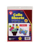 Hygloss Products 78548 Cello Sheets - 8.5x11 Inches, 48 Pack - Ideal for Arts, Crafts, DIY, Classroom Activities & Gift Wrapping - 8 Colors, 6 Each - Buy Online on GoSupps.com
