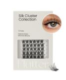 Cashmeren Silk Cluster Lashes - DIY Individual Eyelash Extensions | Lightweight Natural Lashes for Everyday Use | 72 Ethereal Beauty Lash Clusters (D-8-16 MIX - Buy Online on GoSupps.com