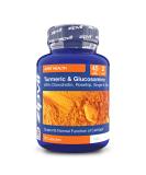 Zipvit Glucosamine and Chondroitin High Strength Complex with Turmeric Vitamin C Rosehip Ginger & Zinc. Joint Supplements 90 Capsules - Buy Online on GoSupps.com